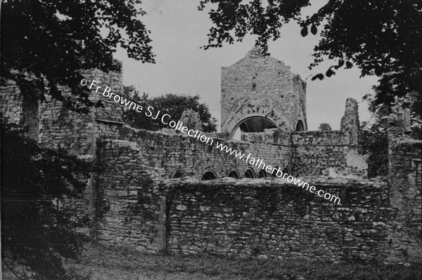 BOYLE ABBEY  EXTERIOR FROM WEST